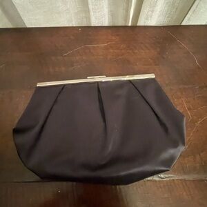 Satin evening bag.